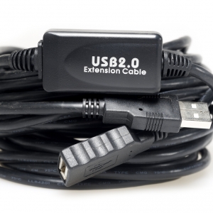 32ft 10M USB 2.0 A Male to A Female Active Extension / Repeater Cable (Kinect & PS3 Move Compatible)
